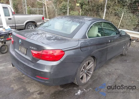 2017 BMW 430I из США, поврежденный, VIN WBA4U7C52H5D42991